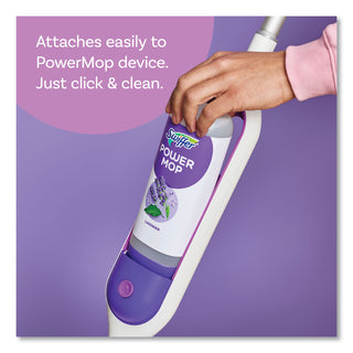 PowerMop Refill Cleaning Solution, Lavender Scent, 25.3 oz Refill Bottle, 6/Carton