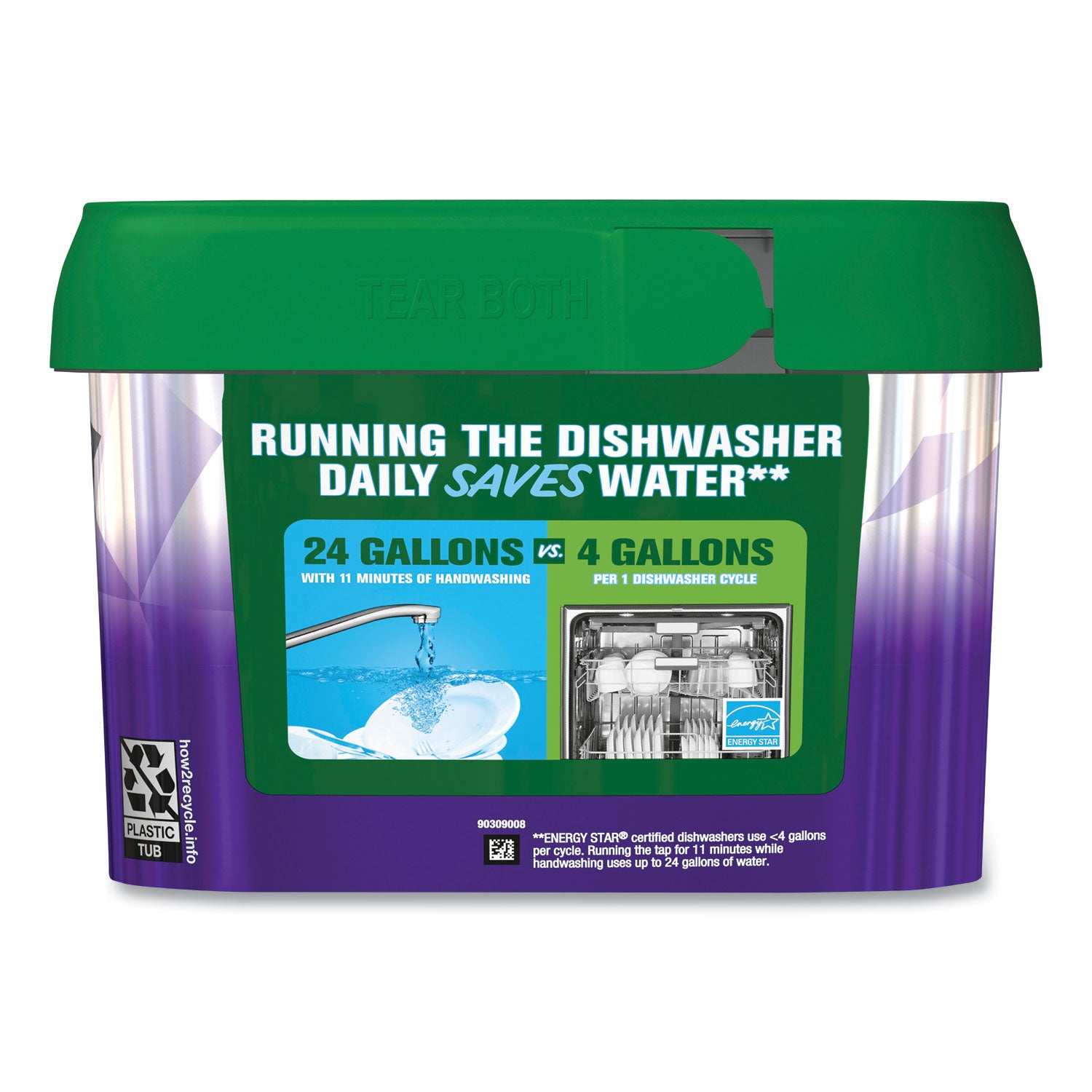 platinum-plus-actionpacs-dishwasher-detergent-pods-fresh-scent-207-oz-tub-38-tub-6-carton_pgc06157 - 2