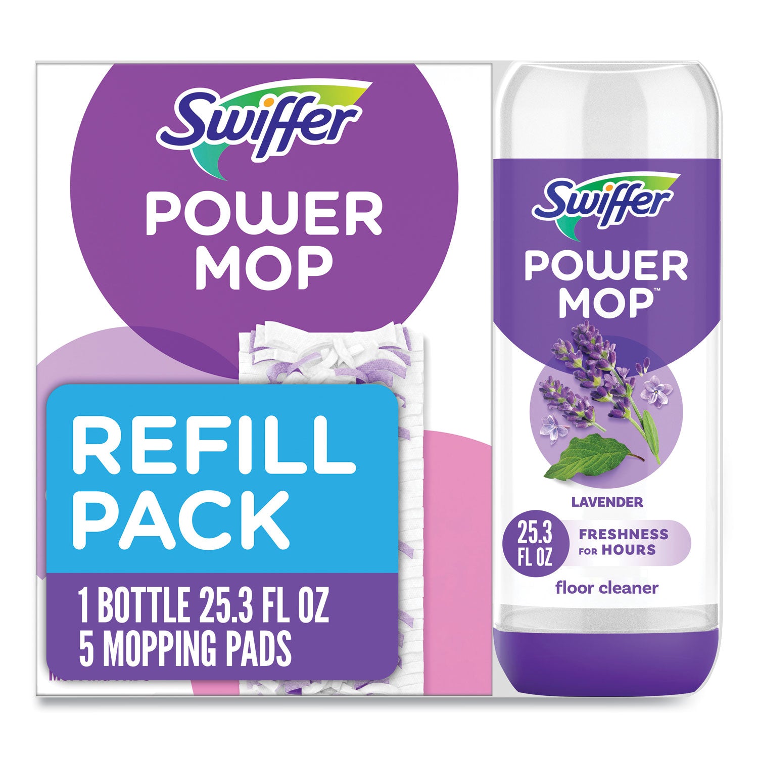 powermop-cleaning-solution-and-pads-refill-pack-lavender-253-oz-bottle-and-5-pads-per-pack-4-packs-carton_pgc09117 - 6