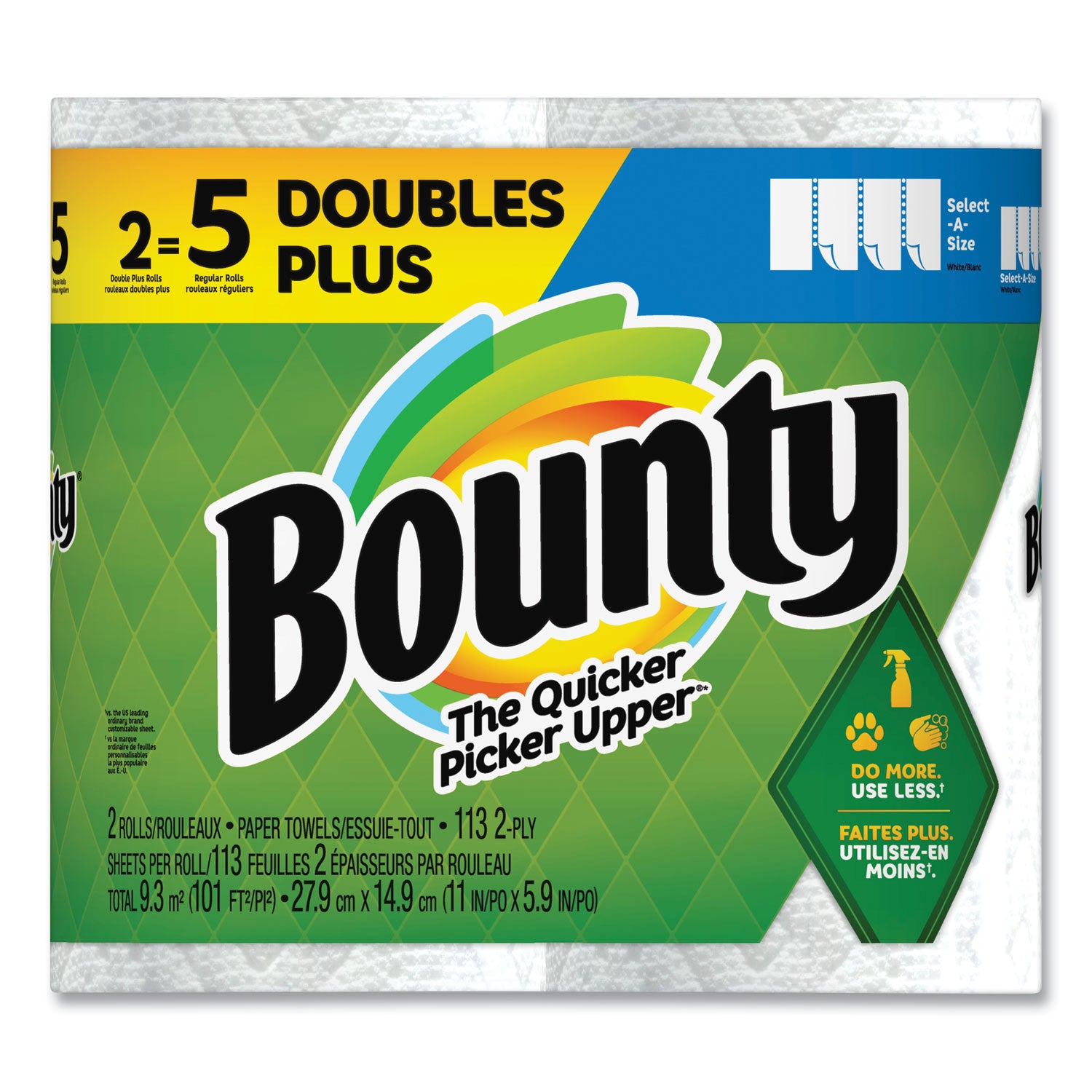 select-a-size-kitchen-roll-paper-towels-2-ply-white-6-x-11-113-sheets-roll-2-double-plus-rolls-pack-4-packs-carton_pgc08362 - 6