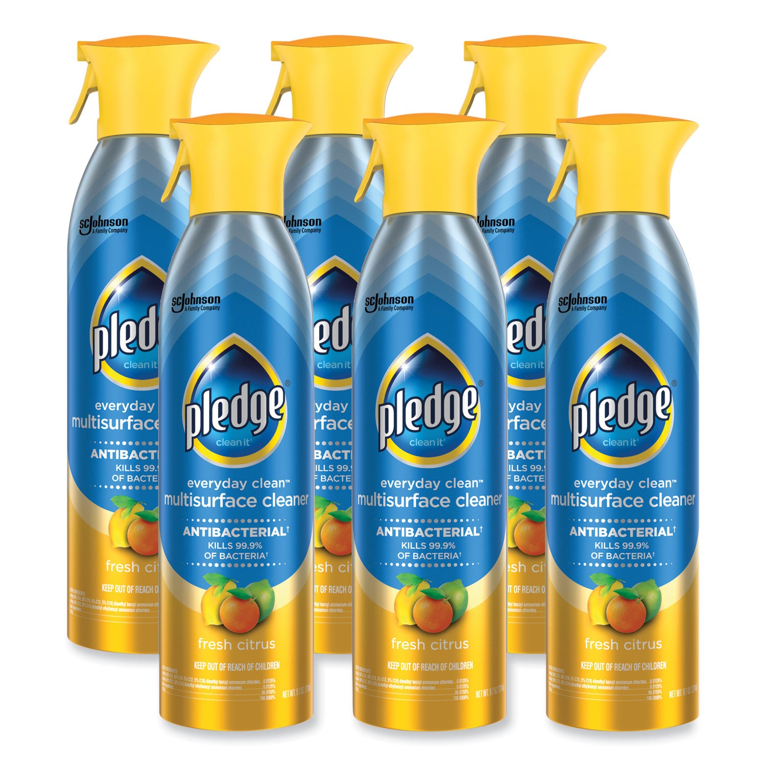 Multi Surface Antibacterial Everyday Cleaner, 9.7 oz Aerosol Spray, 6/Carton