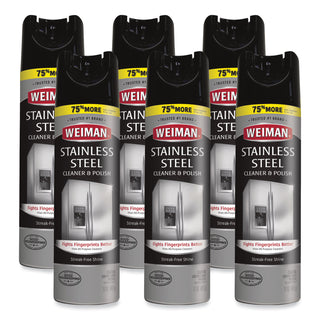Stainless Steel Cleaner and Polish, 17 oz Aerosol Spray
