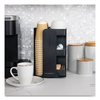 anchor-collection-8-compartment-coffee-cup-lid-and-condiment-carousel-countertop-organizer-8-x-8-x-12-black_emscupospinblk - 4