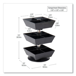 anchor-collection-3-tier-12-compartment-tea-and-condiment-carousel-countertop-organizer-675-x-675-x-115-black_emsteaswiv3tblk - 2