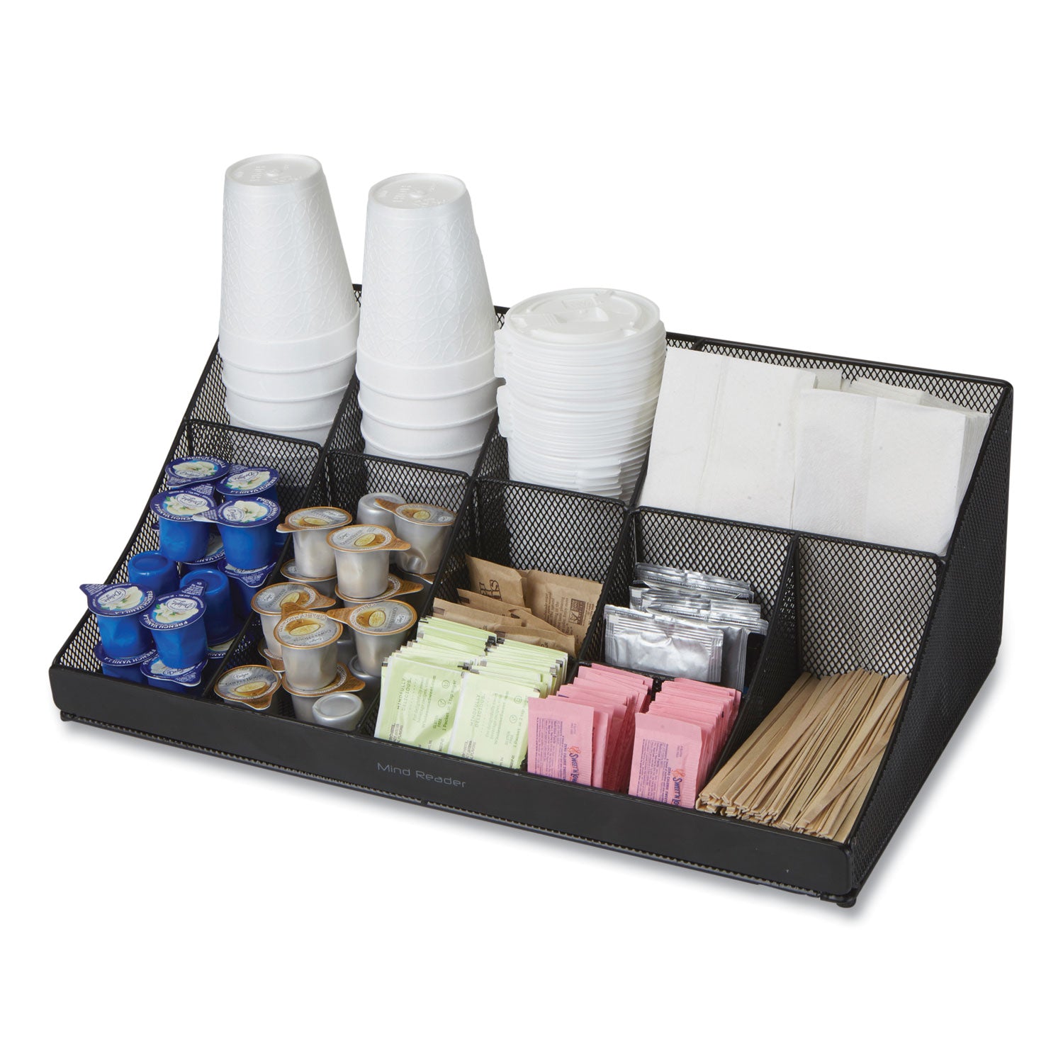 network-collection-11-compartment-coffee-cup-and-condiment-countertop-organizer-95-x-1788-x-663-black_emscomorgmeshbl - 3