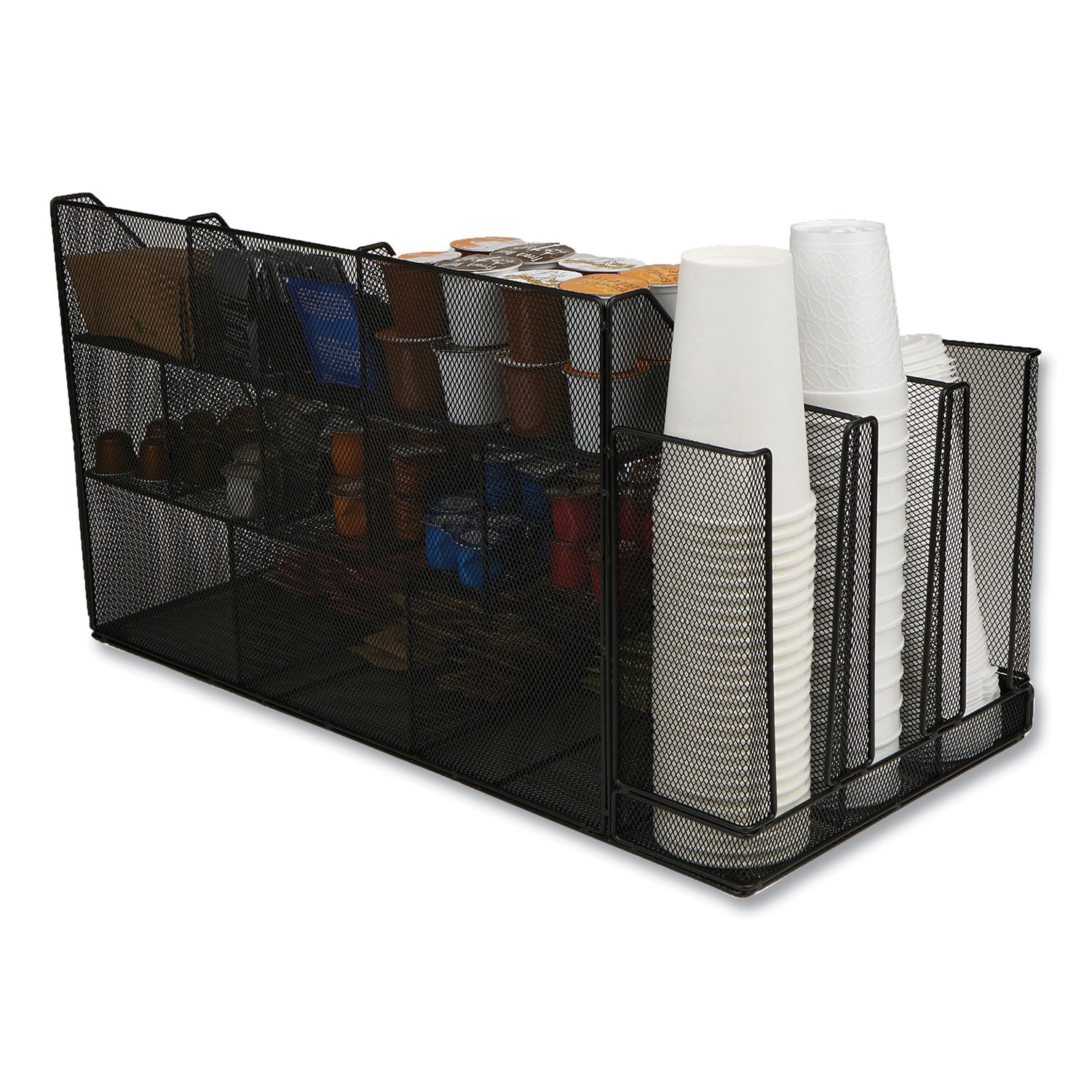 network-collection-14-compartment-coffee-cup-and-condiment-countertop-organizer-1161-x-239-x-1276-black_emscmg2meshblk - 5