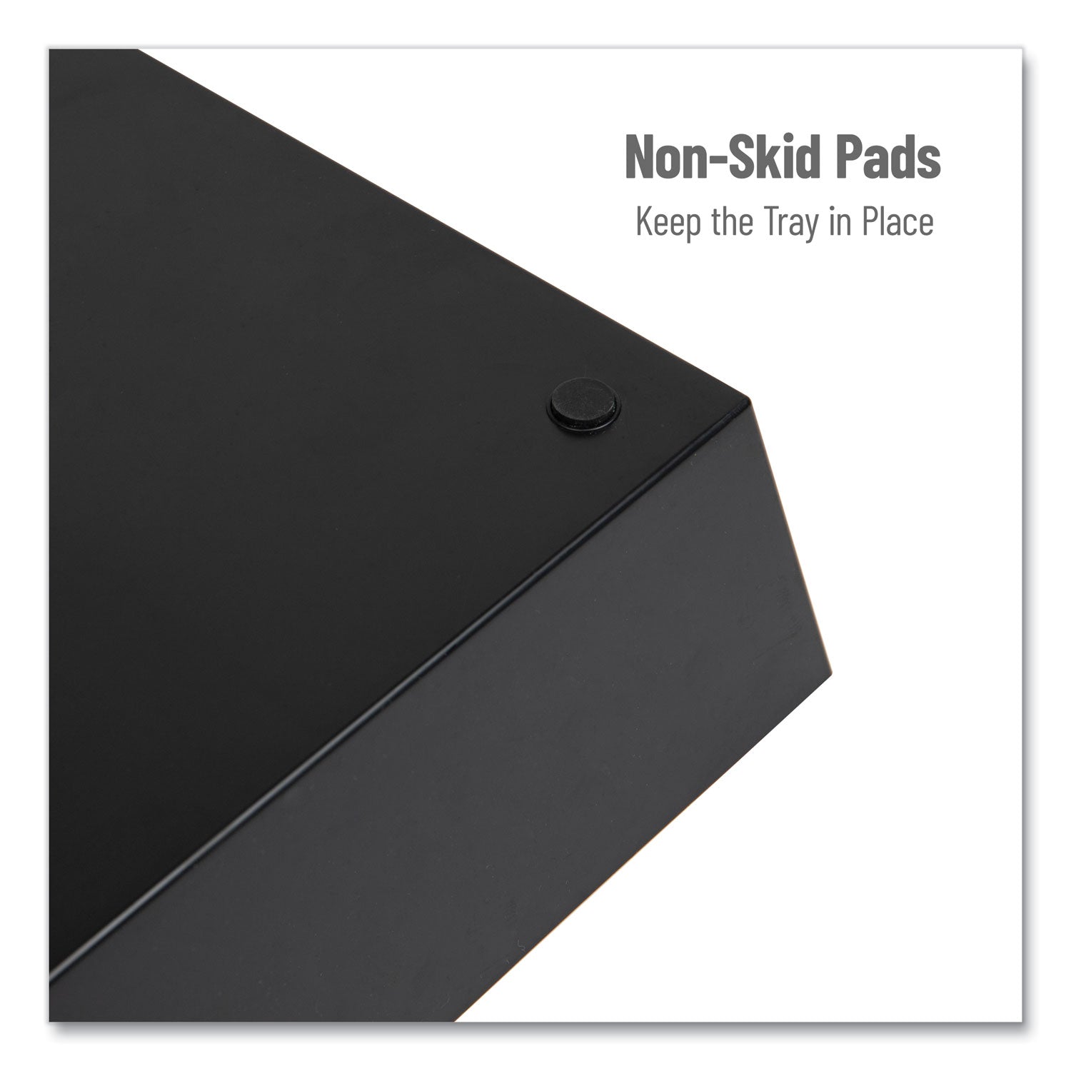 Anchor Collection 5-Compartment Snack Organizer, 12 x 24 x 3.25, Black