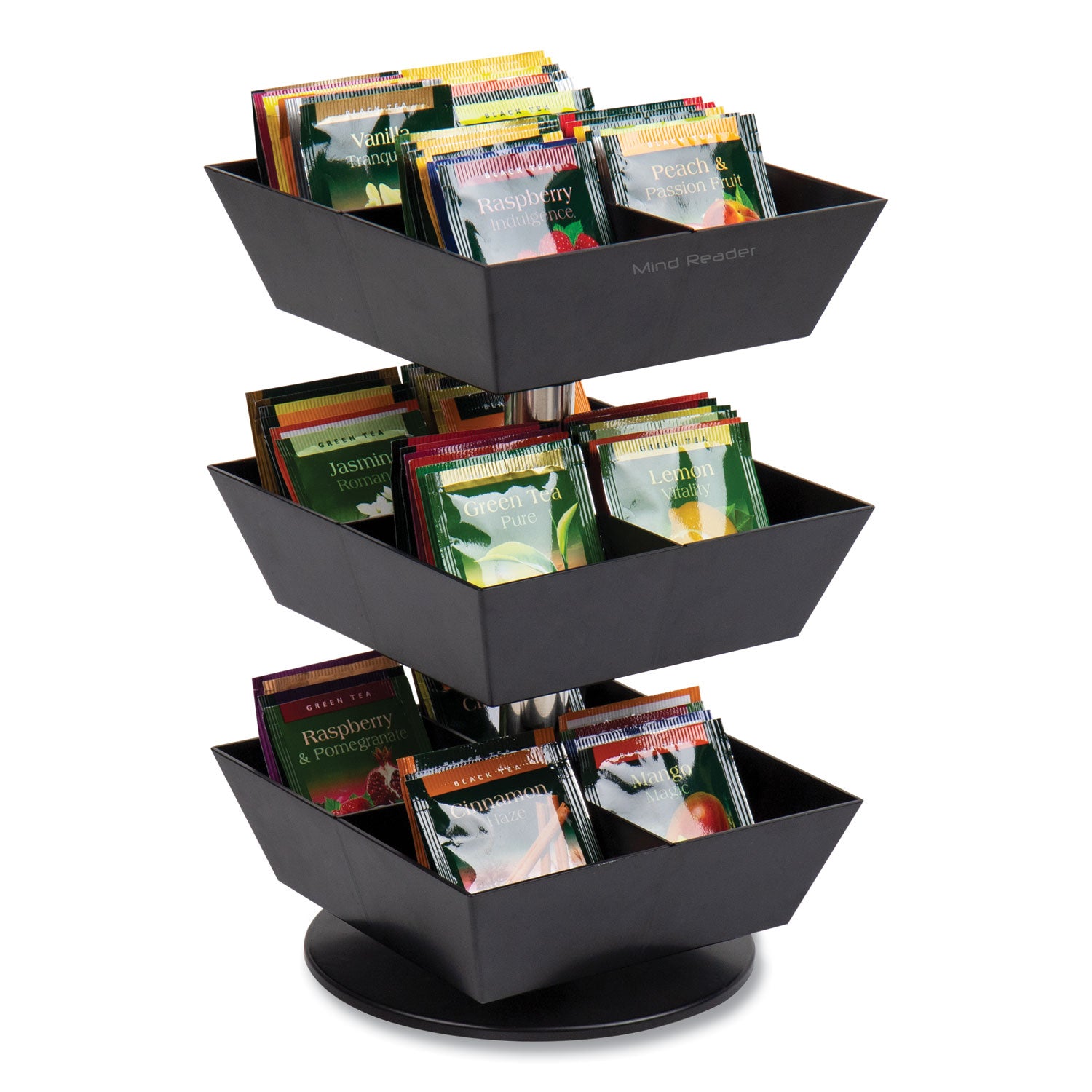 anchor-collection-3-tier-12-compartment-tea-and-condiment-carousel-countertop-organizer-675-x-675-x-115-black_emsteaswiv3tblk - 6