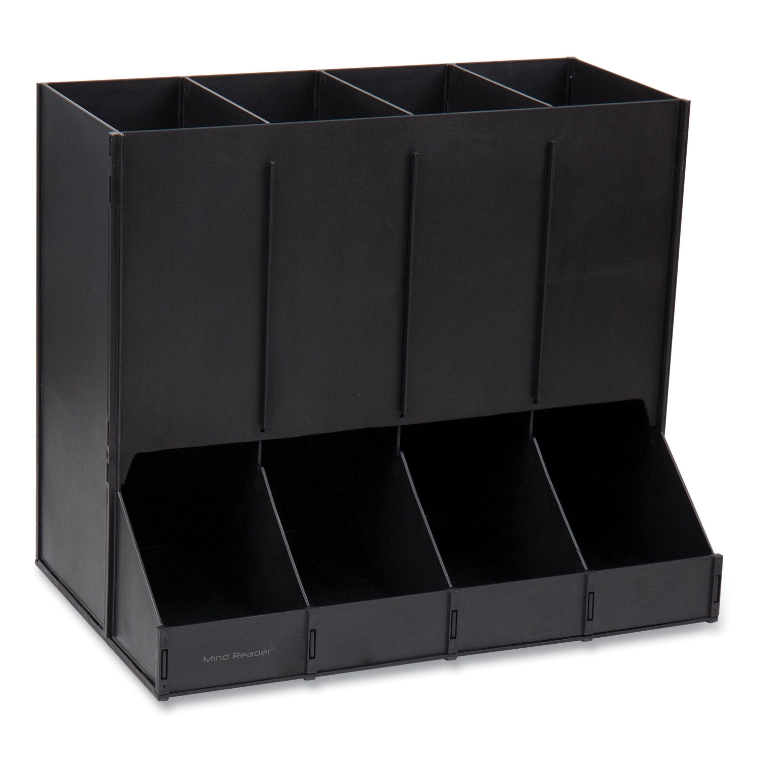 anchor-collection-4-compartment-single-serve-pod-countertop-dispenser-1425-x-9-x-1215-black_emscpodbkblk - 1