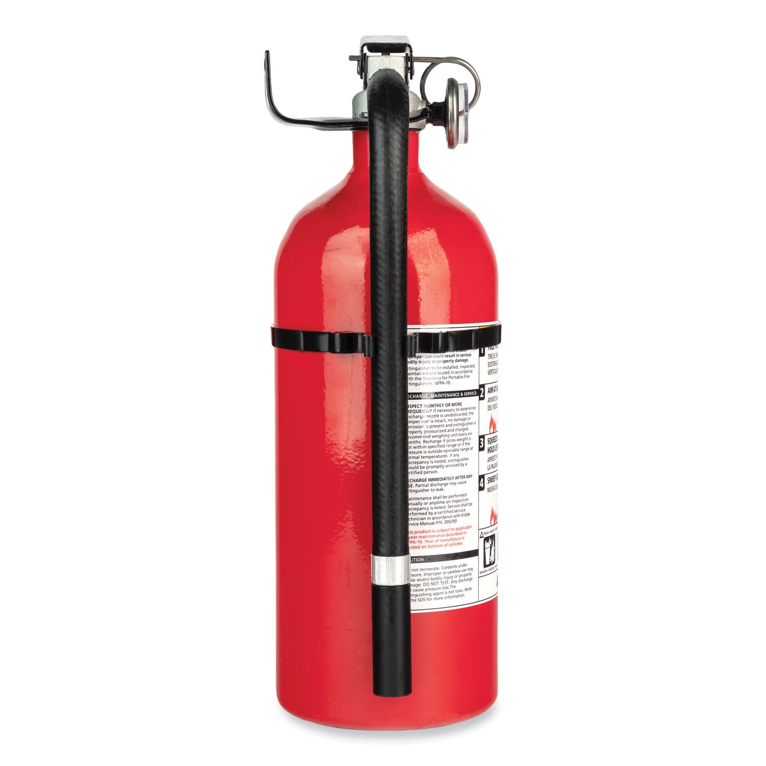 Pro 210 Fire Extinguisher, 2-A, 10-B:C, 4 lb - 
