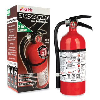 Pro 210 Fire Extinguisher, 2-A, 10-B:C, 4 lb - 