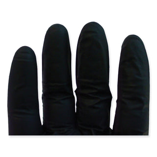 ProGuard Powder Free Nitrile Gloves, Large, Black, 100/Box