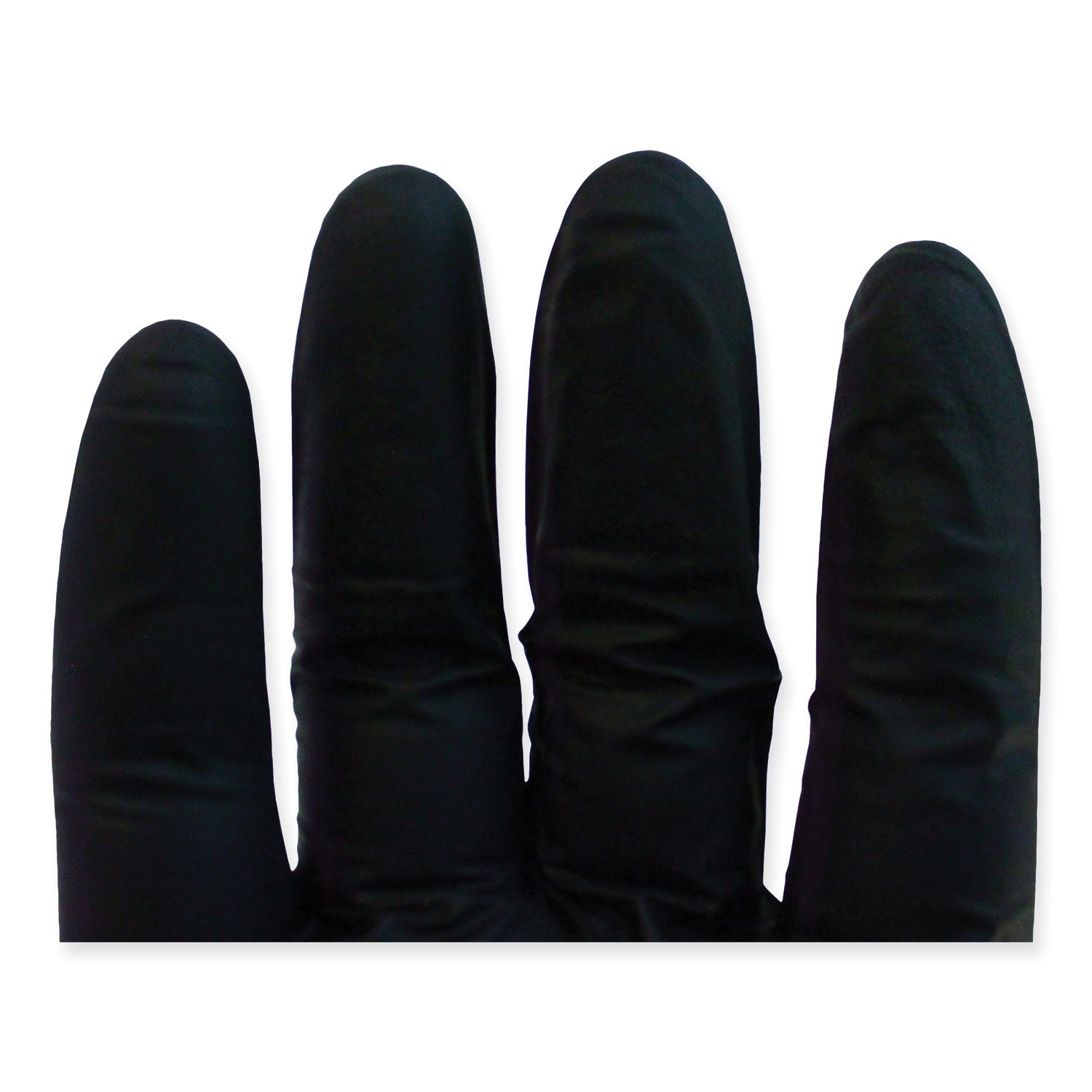 ProGuard Powder Free Nitrile Gloves, Large, Black, 100/Box