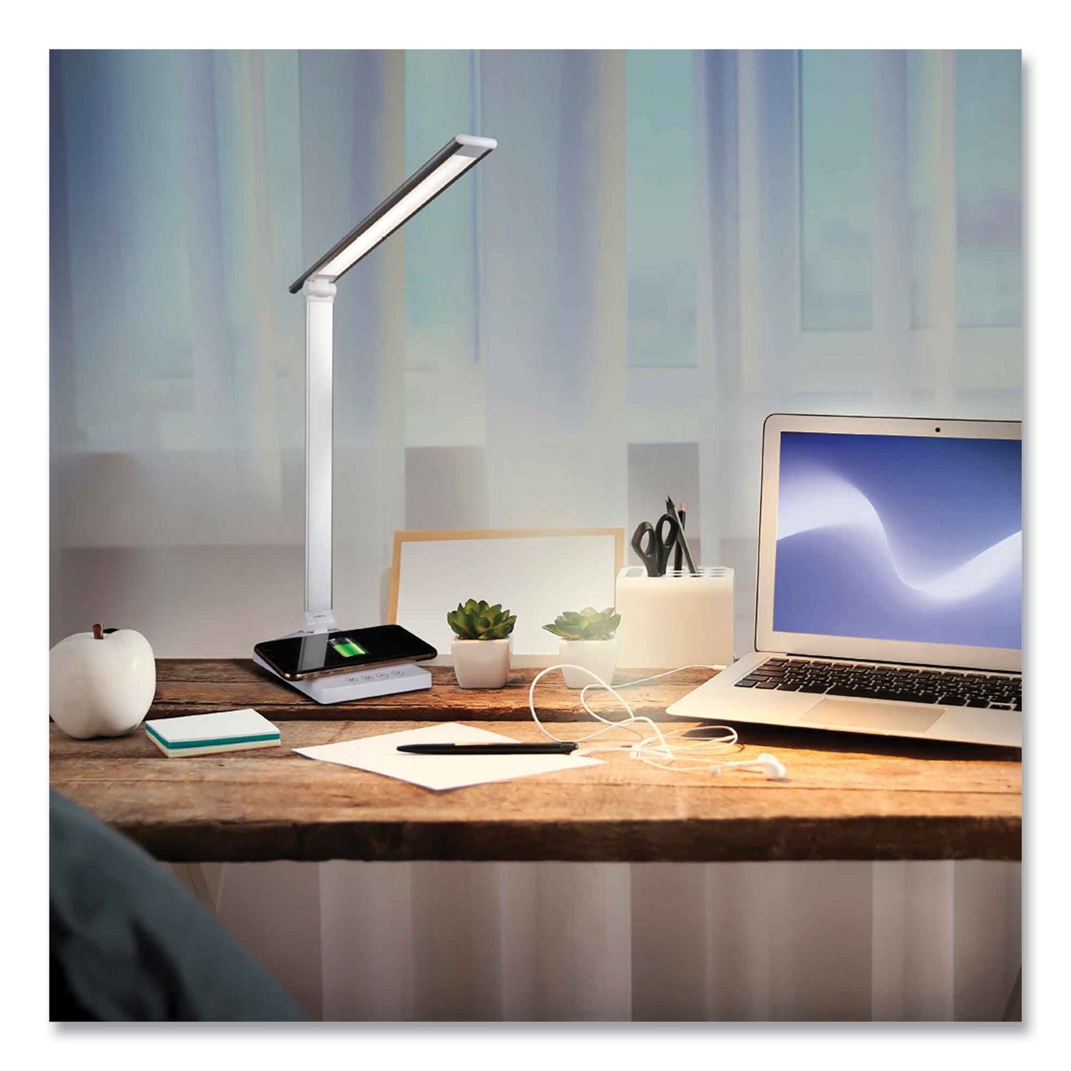 wellness-series-entice-led-desk-lamp-with-wireless-charging-silver-arm-11-to-22-high-white-ships-in-4-6-business-days_ottcsdqa02wshpr - 1