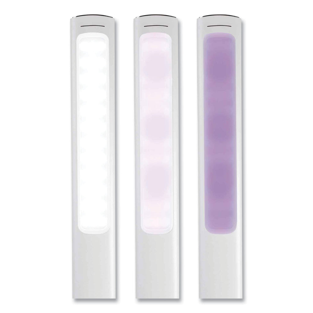 Wellness Series Sanitizing Emerge LED Desk Lamp, 23" High, White, Ships in 4-6 Business Days
