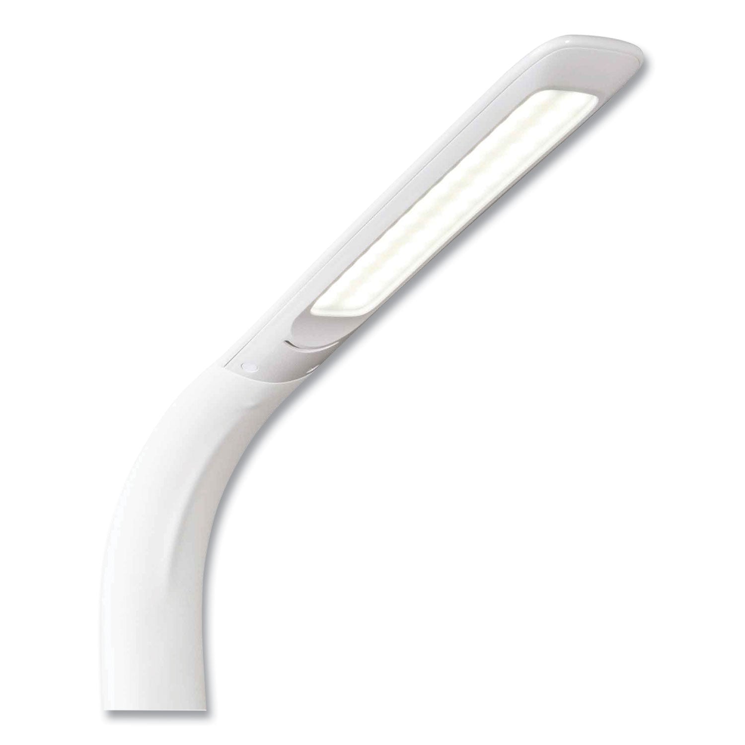 Wellness Series Sanitizing Purify LED Desk Lamp with Wireless Charging, 26" High, White, Ships in 4-6 Business Days
