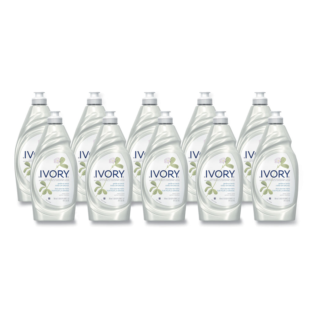 Dish Detergent, Classic Scent, 24 oz Bottle, 10/Carton
