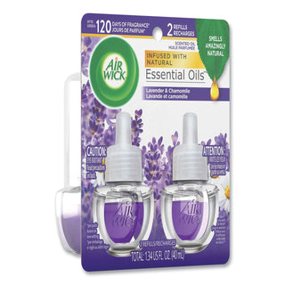 Scented Oil Refill, Lavender and Chamomile, 0.67 oz, 2/Pack, 6 Packs/Carton - 