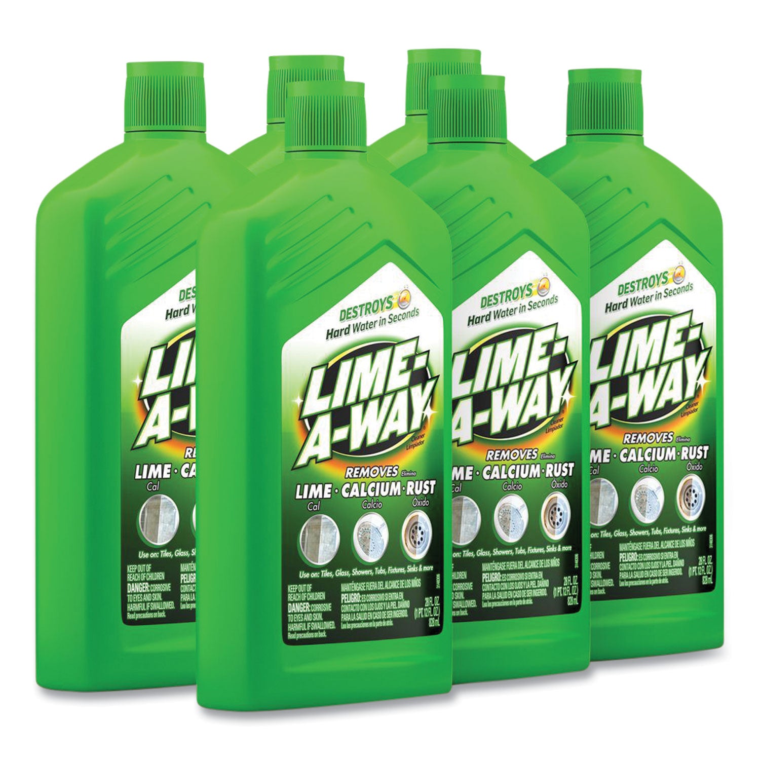Lime, Calcium and Rust Remover, 28 oz Bottle, 6/Carton - 
