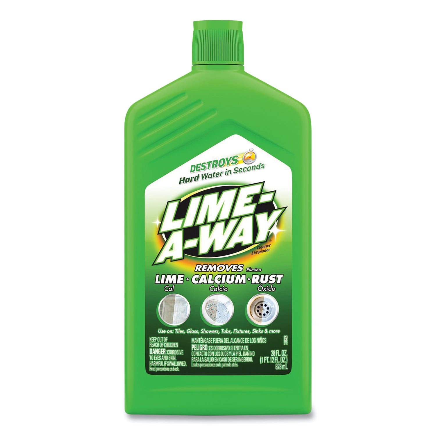 Lime, Calcium and Rust Remover, 28 oz Bottle, 6/Carton - 