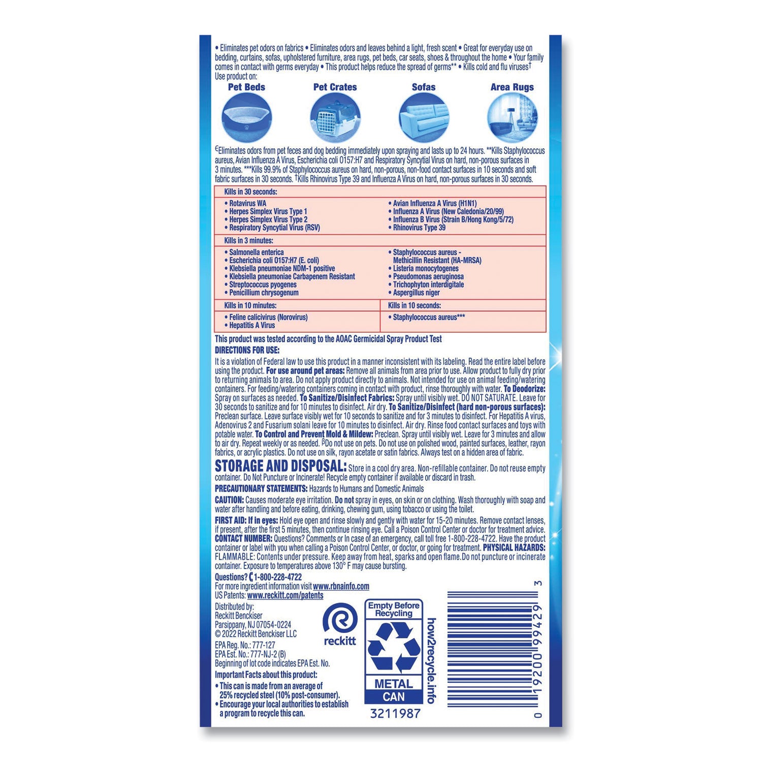 disinfectant-spray-ii-pet-odor-eliminator-fresh-15-oz-aerosol-spray-12-carton_rac99804ct - 5