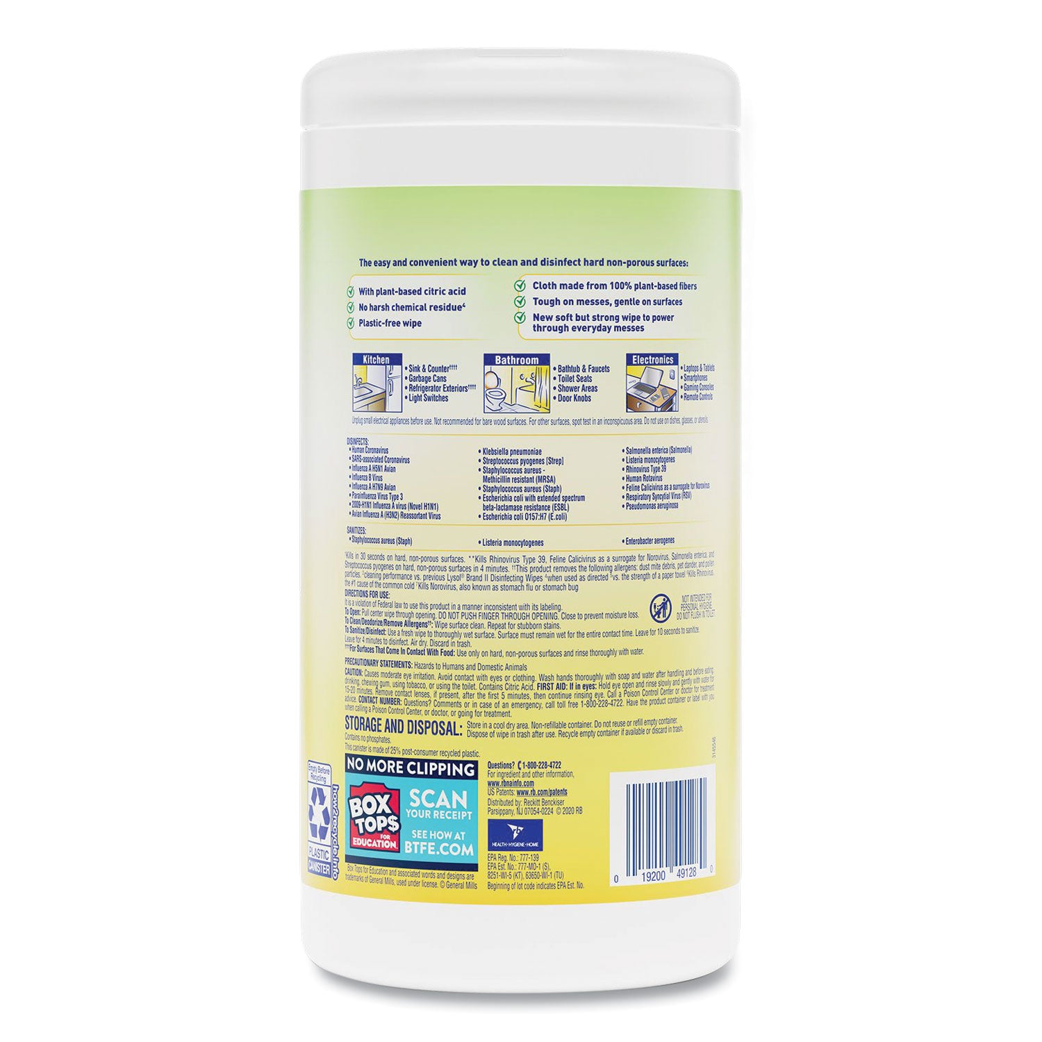 disinfecting-wipes-ii-fresh-citrus-1-ply-7-x-725-white-70-wipes-canister-6-canisters-carton_rac49128ct - 4