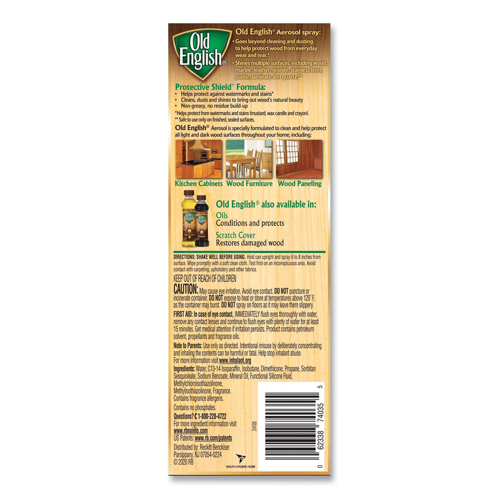 Reckitt Benckiser Old English Furniture Polish, Sold as 1 Each
