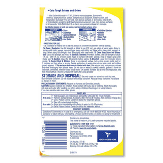 Clean and Fresh Multi-Surface Cleaner, Sparkling Lemon and Sunflower Essence Scent, 40 oz Bottle - 
