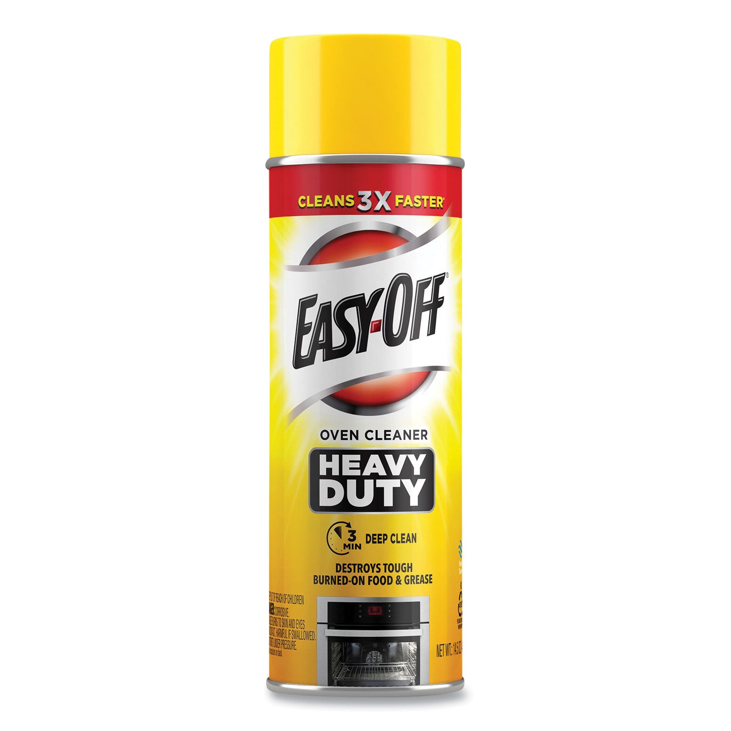 Heavy Duty Oven Cleaner, Fresh Scent, Foam, 14.5 oz Aerosol Spray, 12/Carton