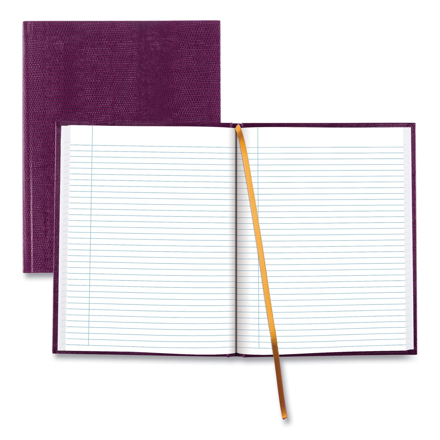 executive-notebook-with-ribbon-bookmark1-subject-medium-college-rule-grape-cover-75-1075-x-85-sheets_reda1095 - 1