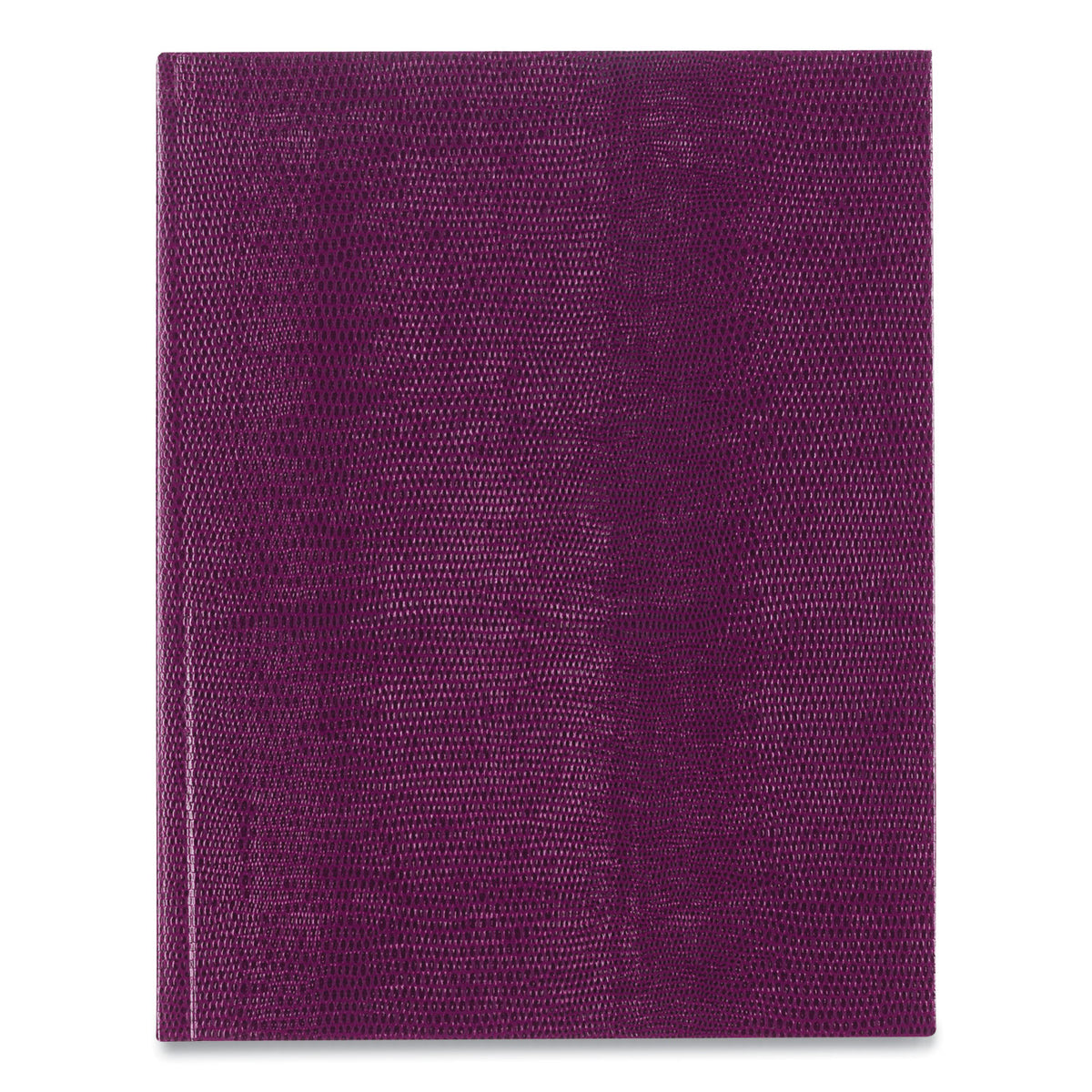 Executive Notebook with Ribbon Bookmark,1 Subject, Medium/College Rule, Grape Cover, (75) 10.75 x 8.5 Sheets