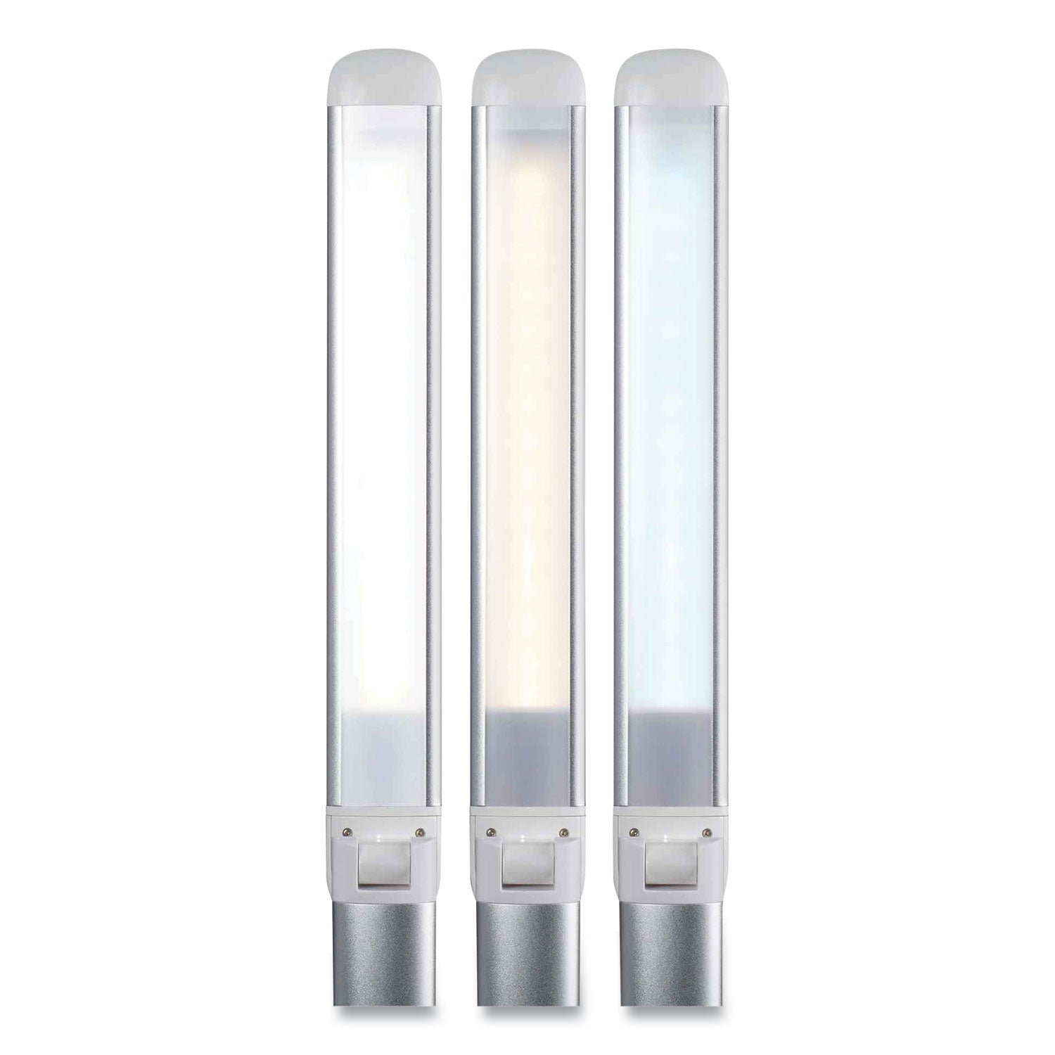 Wellness Series Command LED Desk Lamp with Voice Assistant, 17.75" to 29" High, Silver, Ships in 4-6 Business Days