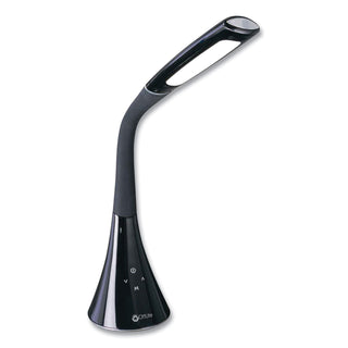 Wellness Series Swerve LED Desk Lamp, 23.25" High, Black, Ships in 4-6 Business Days