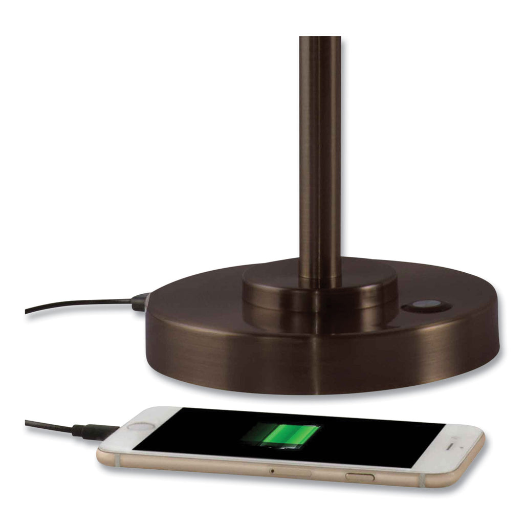 Wellness Series Restore LED Desk Lamp, 9" to 22", Rubbed Bronze, Ships in 4-6 Business Days
