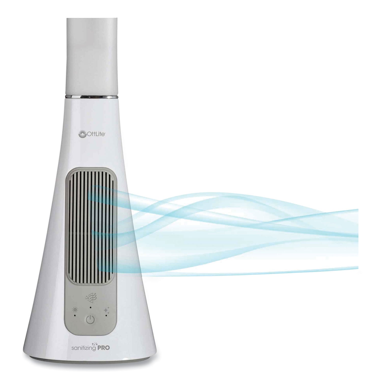Wellness Series SanitizingPro LED Desk Lamp and UV Air Purifier, 15" to 25" High, White, Ships in 4-6 Business Days