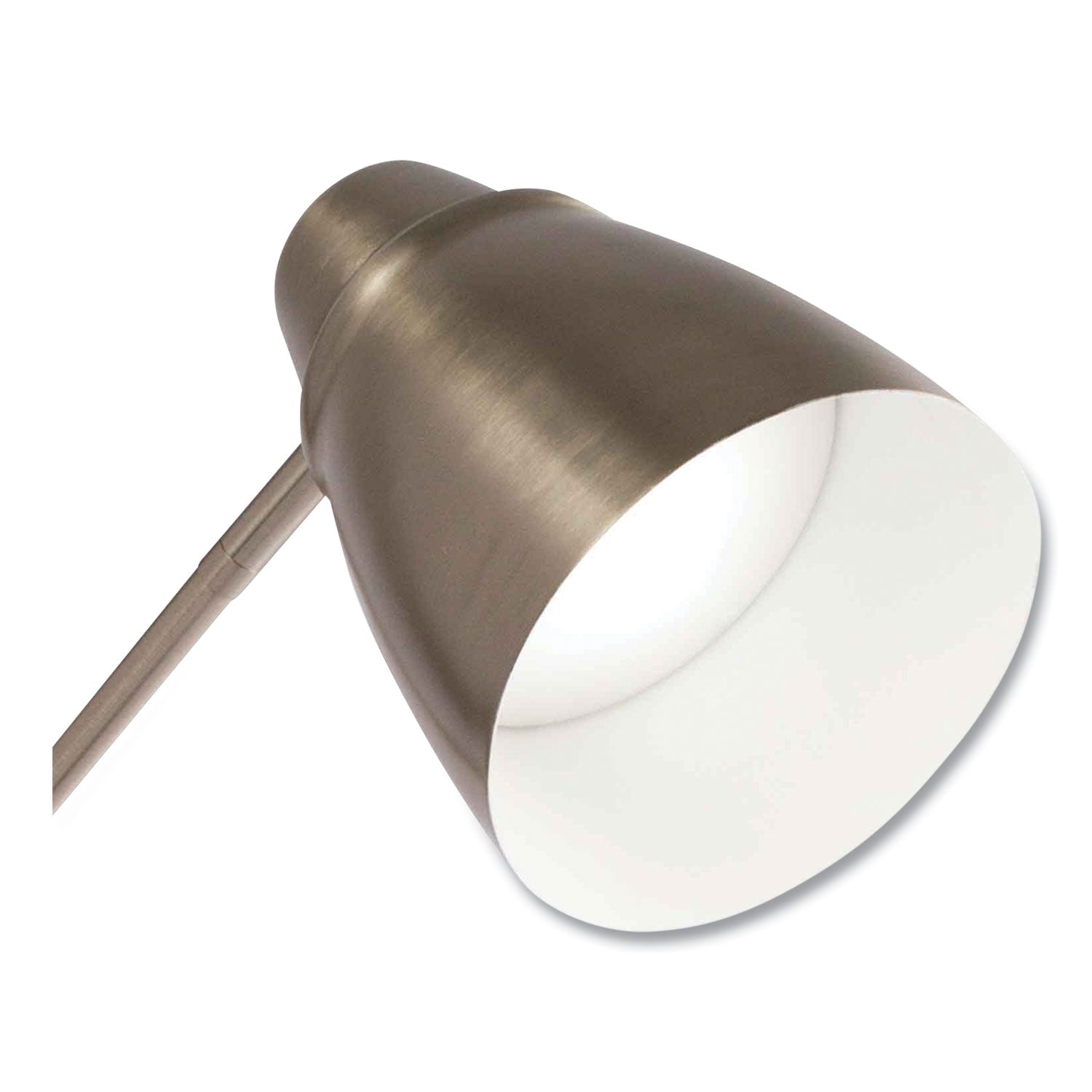 Wellness Series Harmonize LED Desk Lamp, 5" to 19" High, Silver, Ships in 4-6 Business Days