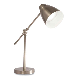Wellness Series Harmonize LED Desk Lamp, 5" to 19" High, Silver, Ships in 4-6 Business Days