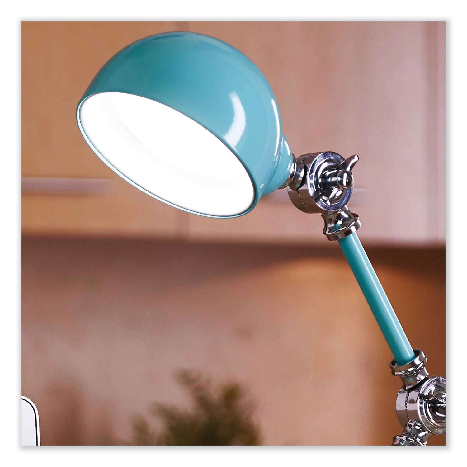Wellness Series Revive LED Desk Lamp, 15.5" High, Turquoise, Ships in 4-6 Business Days