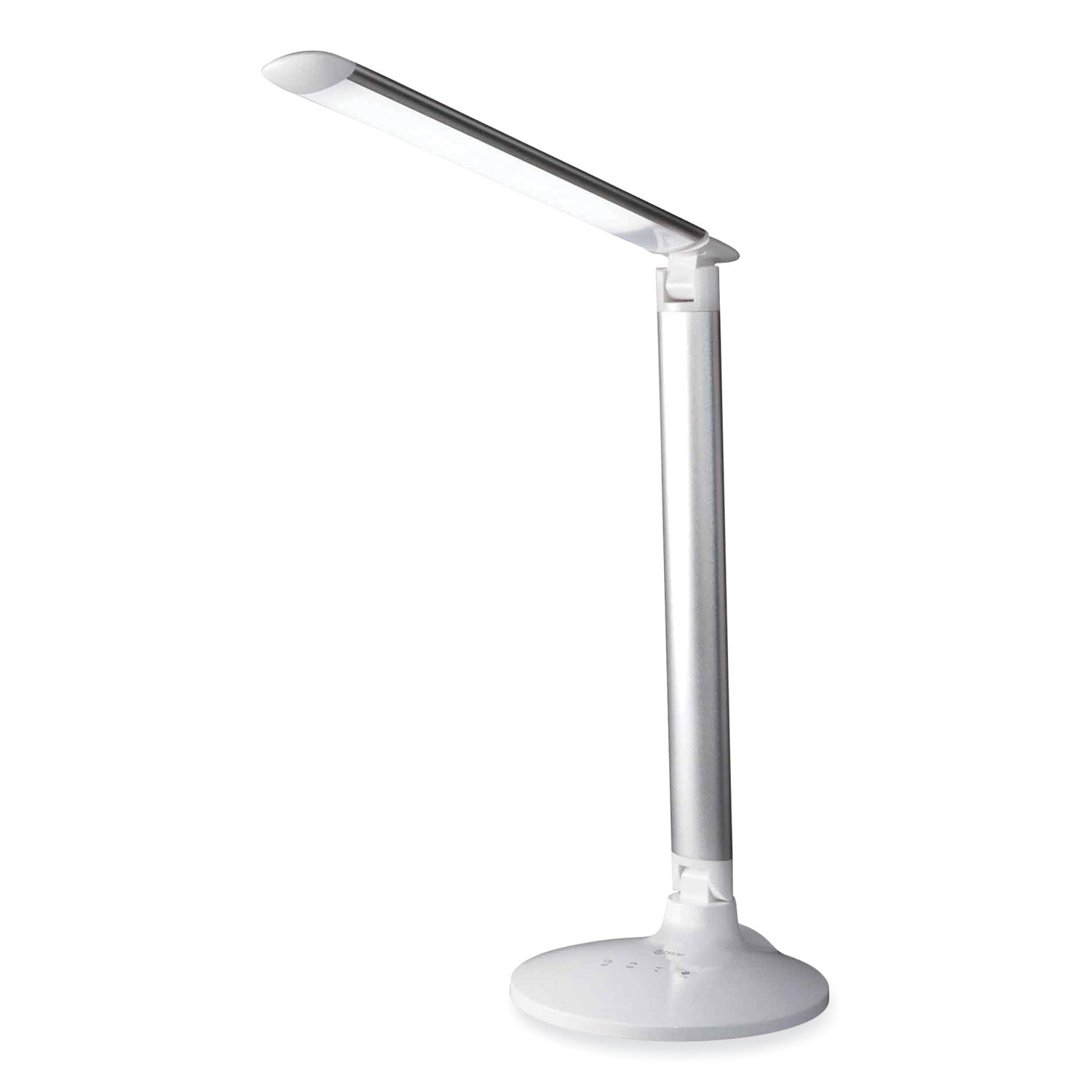Wellness Series Command LED Desk Lamp with Voice Assistant, 17.75" to 29" High, Silver, Ships in 4-6 Business Days