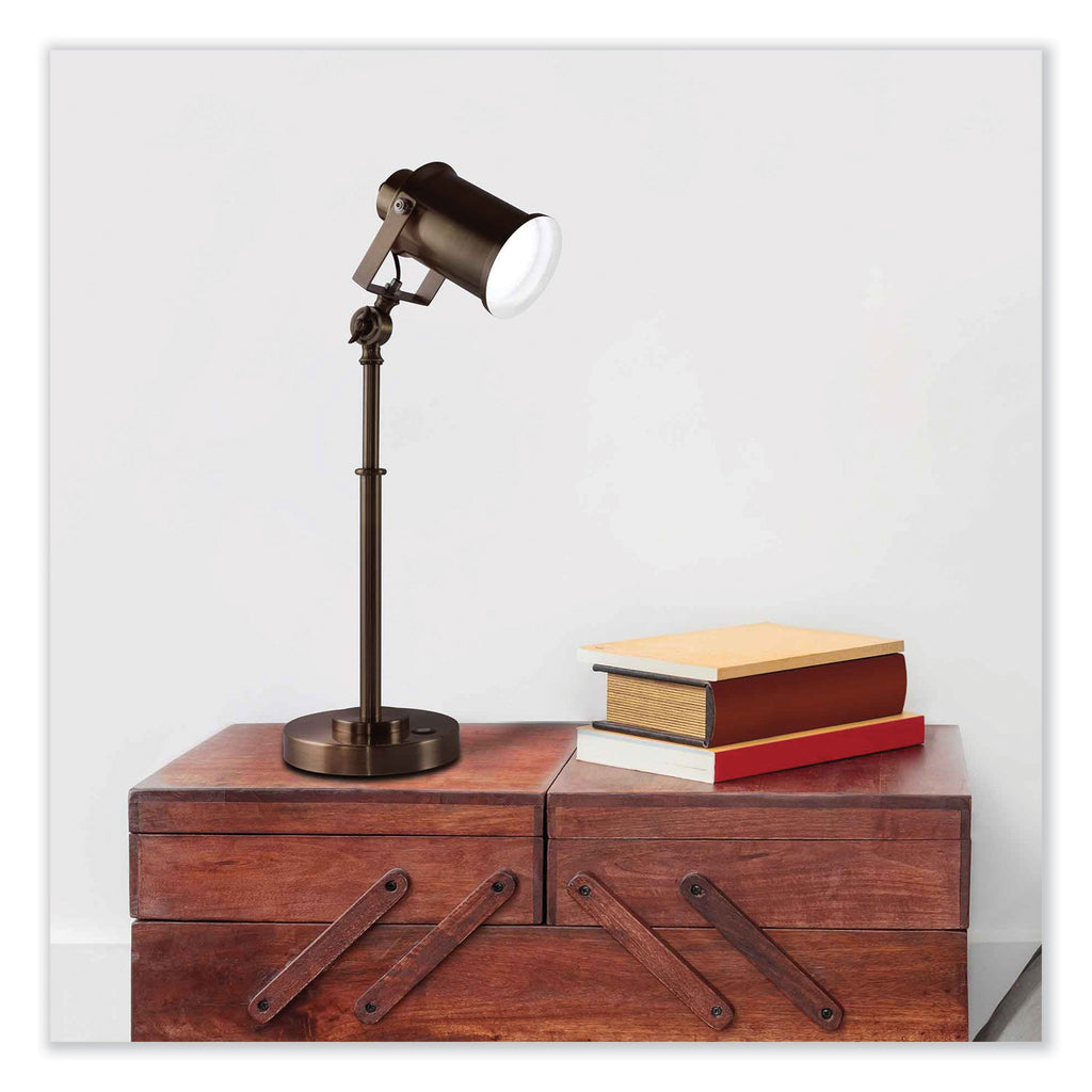 Wellness Series Restore LED Desk Lamp, 9" to 22", Rubbed Bronze, Ships in 4-6 Business Days