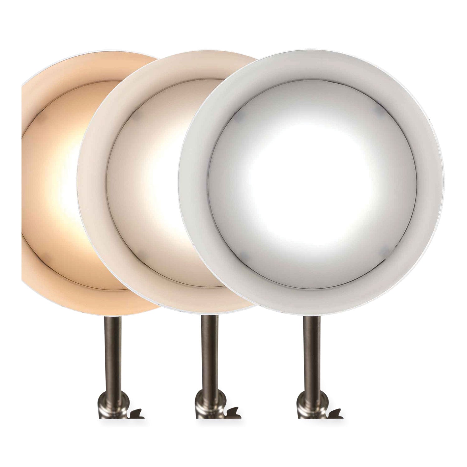 Wellness Series Harmonize LED Desk Lamp, 5" to 19" High, Silver, Ships in 4-6 Business Days