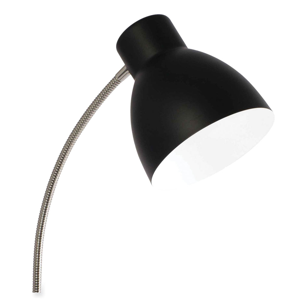 Wellness Series Adjust LED Desk Lamp, 3" to 22" High, Silver/Matte Black, Ships in 4-6 Business Days