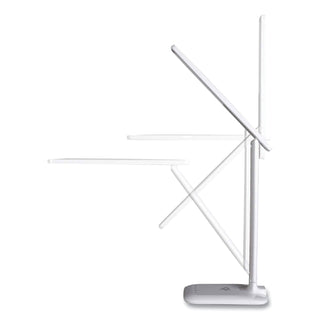 Wellness Series Slimline LED Desk Lamp, 5" to 20.25" High, White, Ships in 4-6 Business Days
