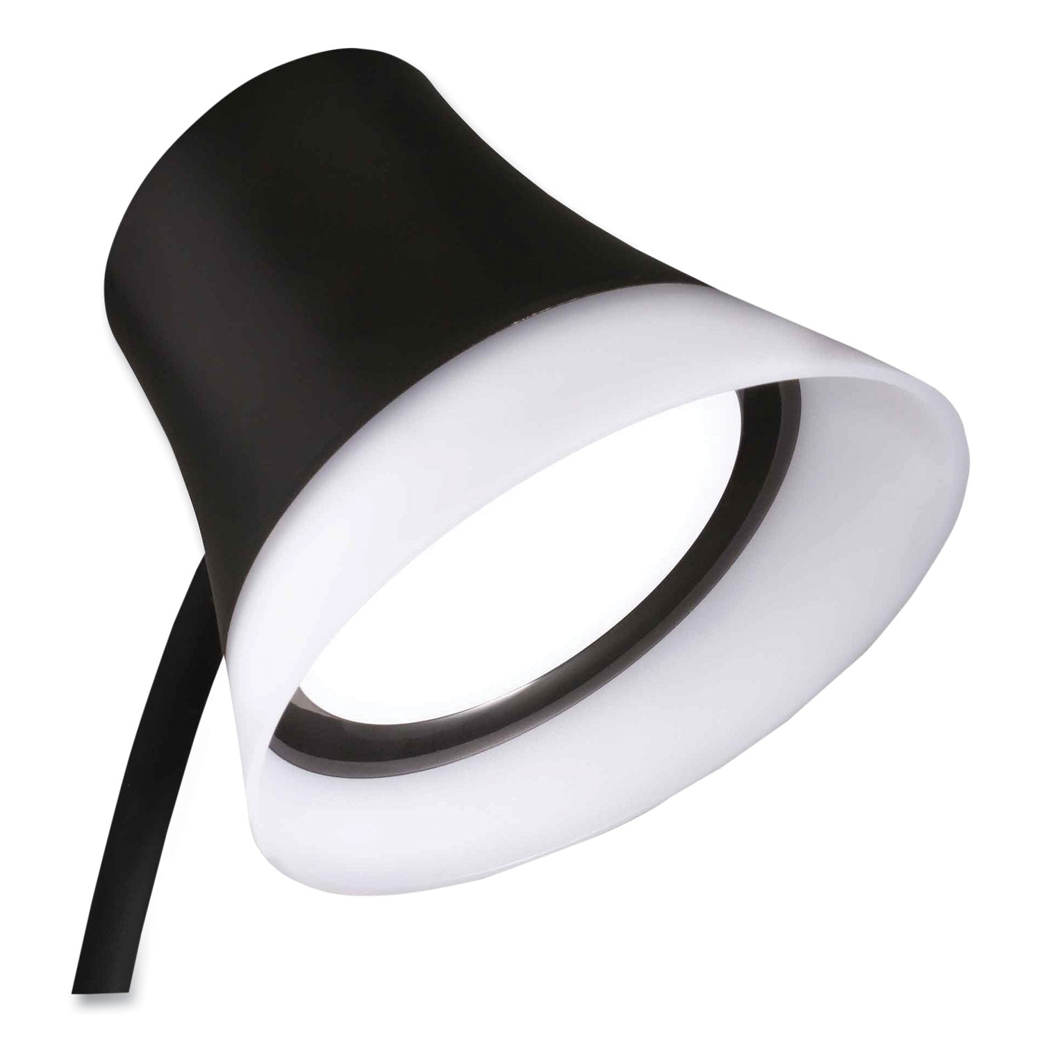 Wellness Series Shine LED Desk Lamp, 12" to 17" High, Black, Ships in 4-6 Business Days