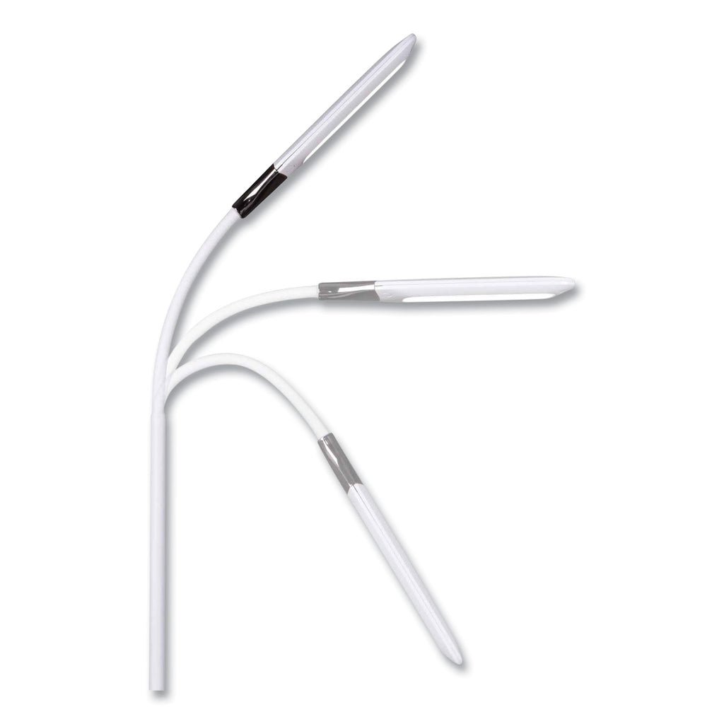 Wellness Series Sanitizing Enhance LED Desk Lamp, 8.5" to 11" High, White, Ships in 4-6 Business Days