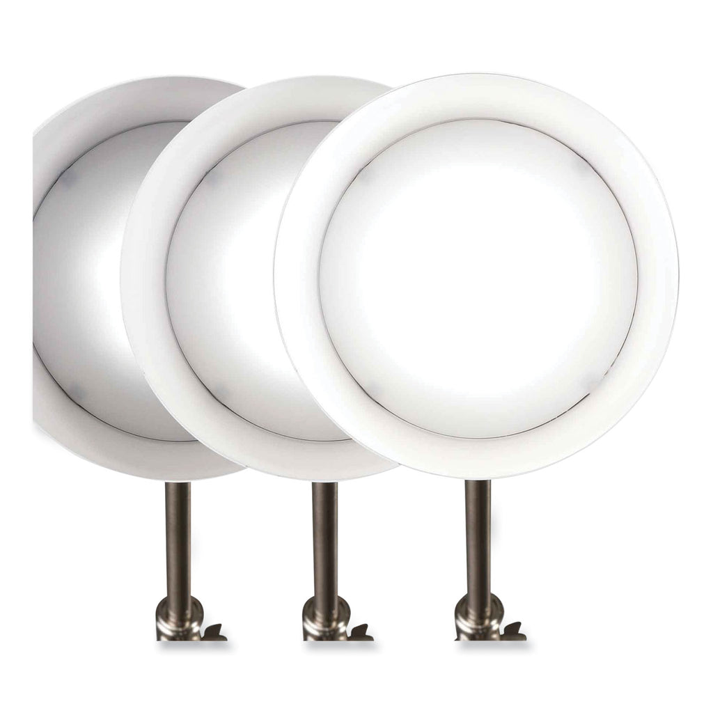 Wellness Series Harmonize LED Desk Lamp, 5" to 19" High, Silver, Ships in 4-6 Business Days
