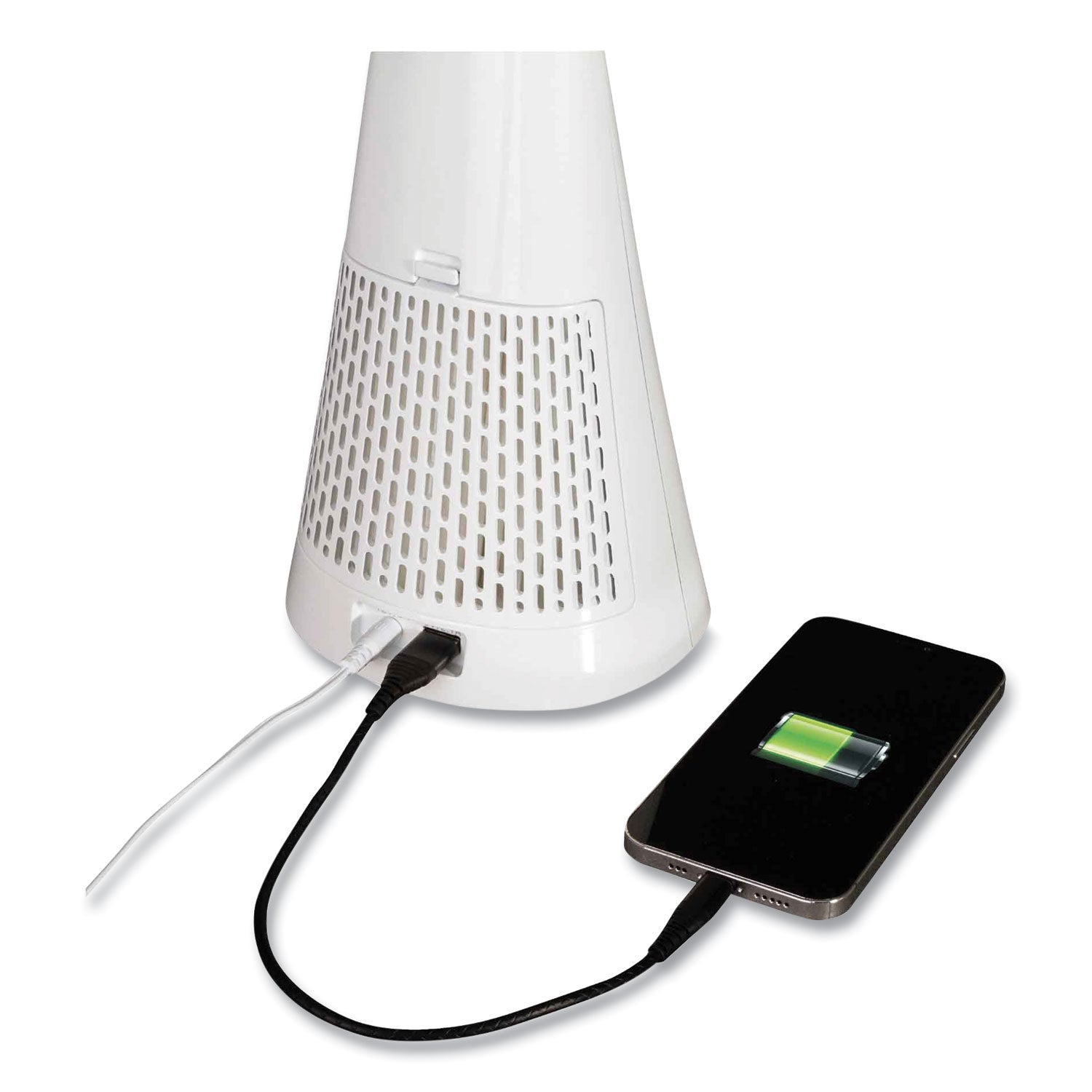 Wellness Series SanitizingPro LED Desk Lamp and UV Air Purifier, 15" to 25" High, White, Ships in 4-6 Business Days