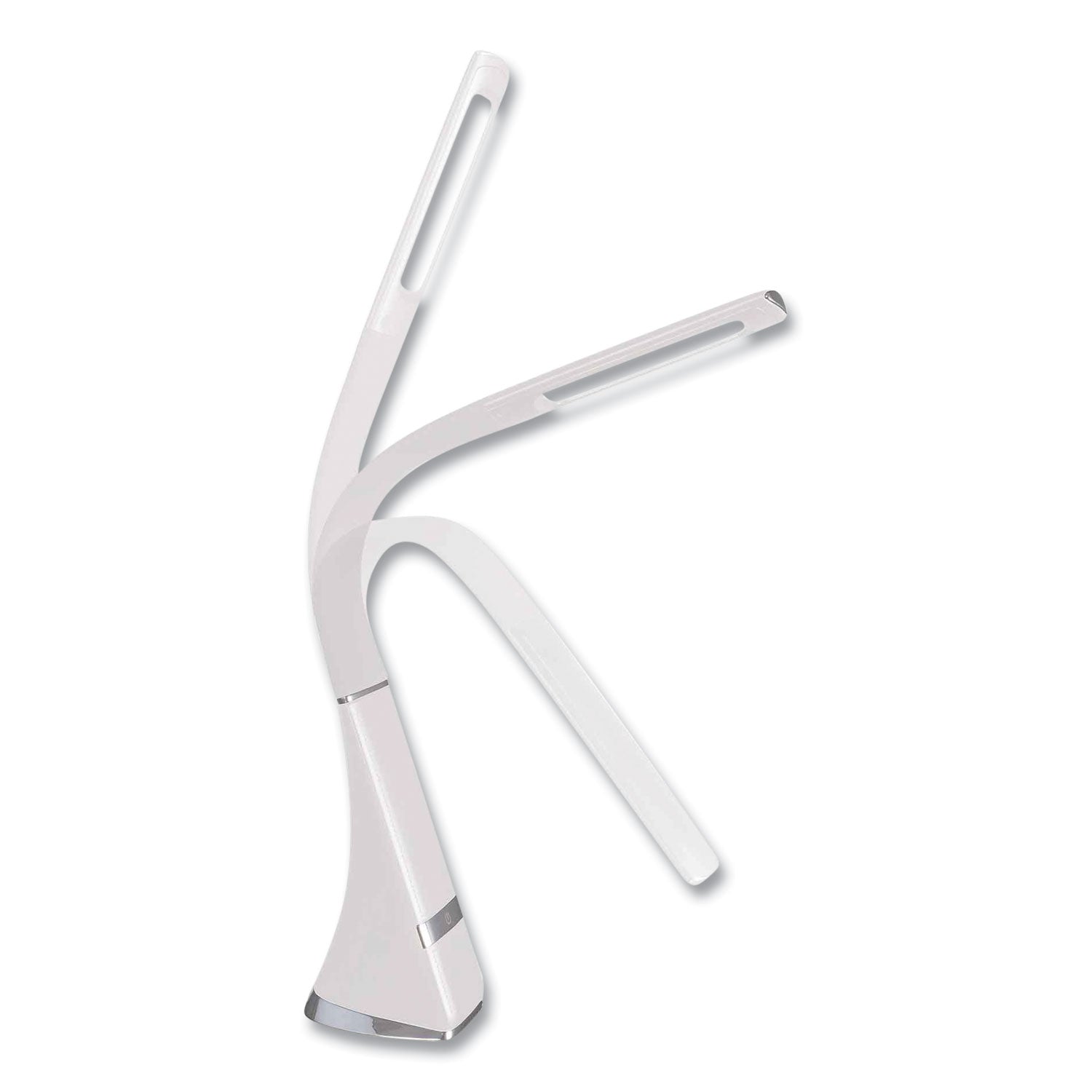 Wellness Series Recharge LED Desk Lamp, 10.75" to 18.75" High, White, Ships in 4-6 Business Days