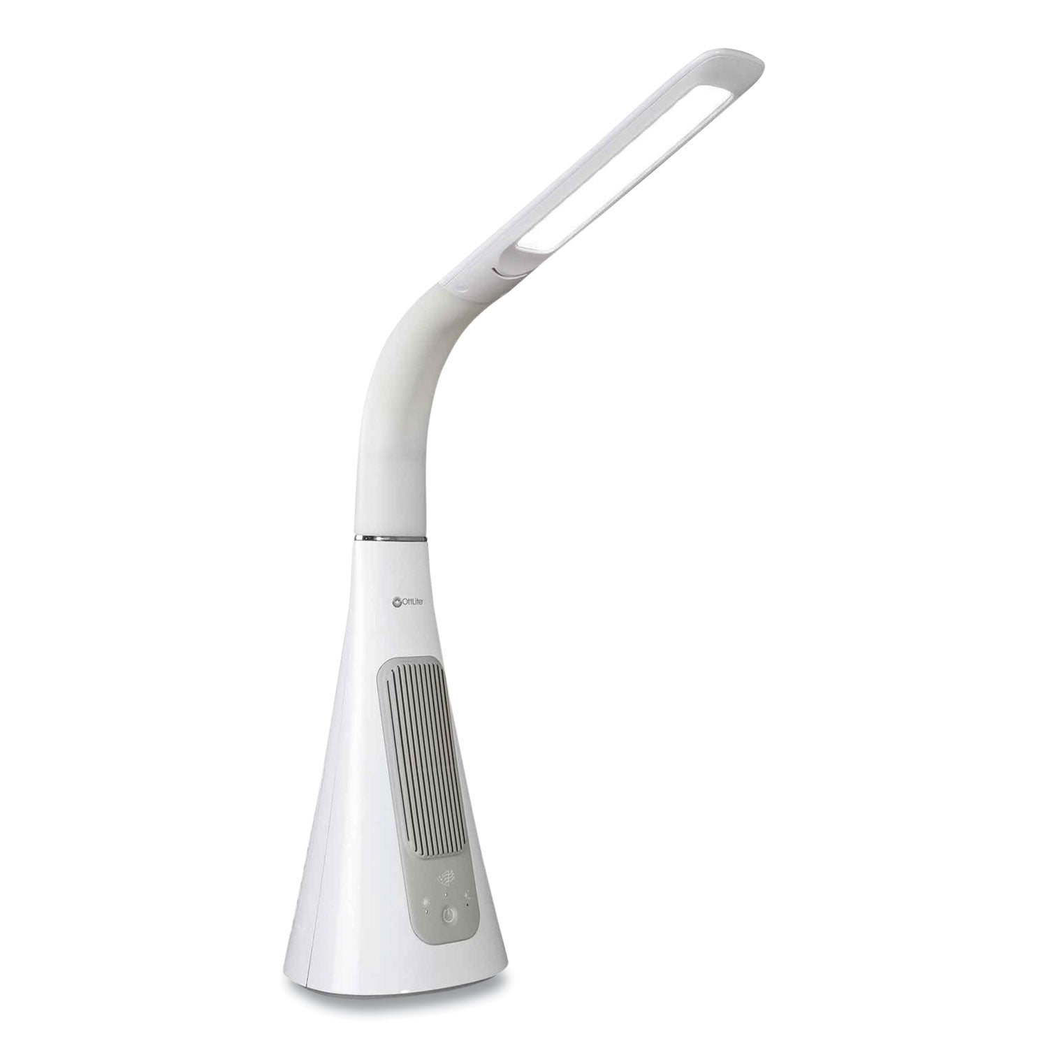 Wellness Series SanitizingPro LED Desk Lamp and UV Air Purifier, 15" to 25" High, White, Ships in 4-6 Business Days
