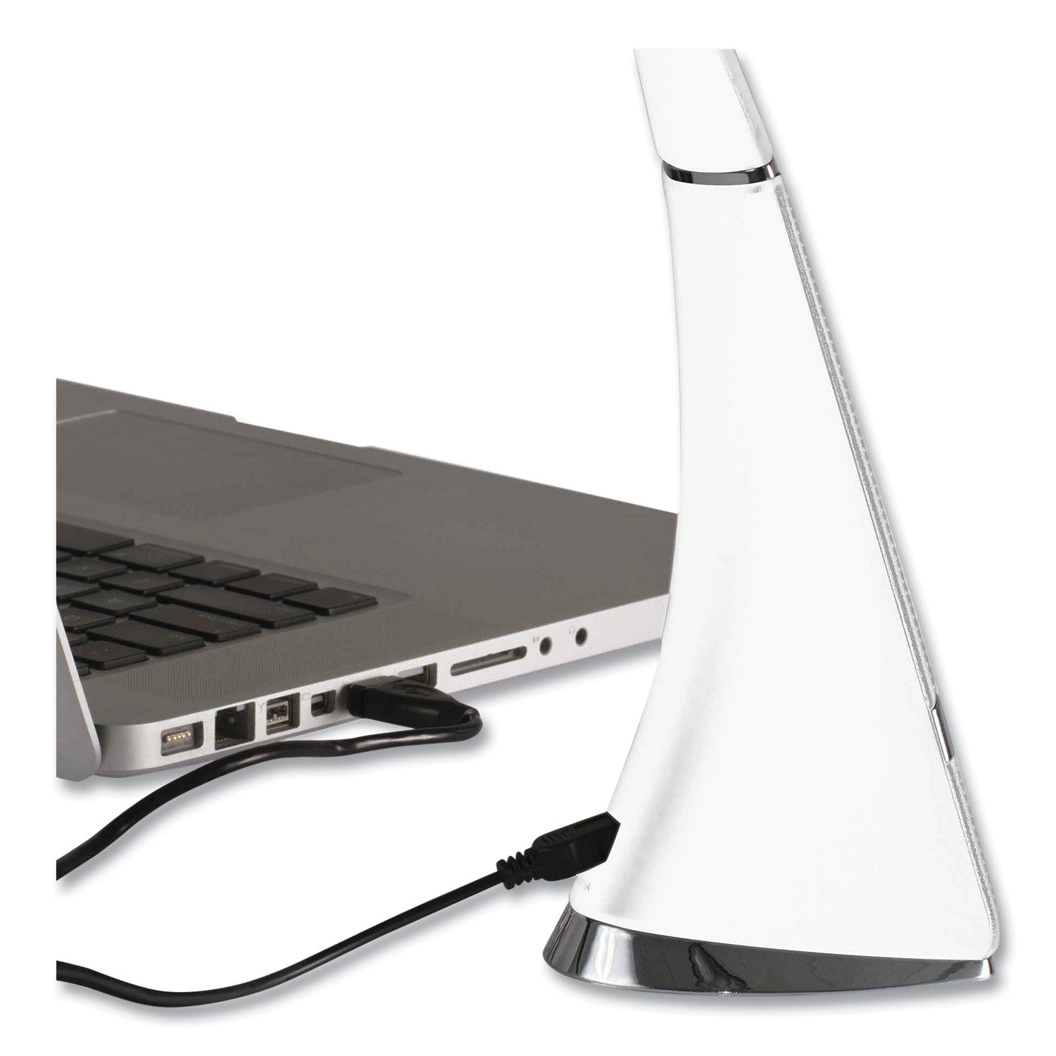 Wellness Series Recharge LED Desk Lamp, 10.75" to 18.75" High, White, Ships in 4-6 Business Days